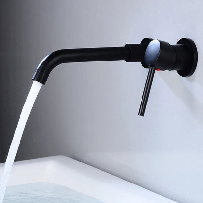 Brass Wall Mounted Bathroom Faucet