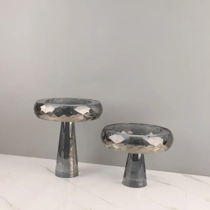 Decorbites™ Geometrische Glas-Frucht-Schale Schmuck-Aufbewahrungstablett Heimdekorationstablett