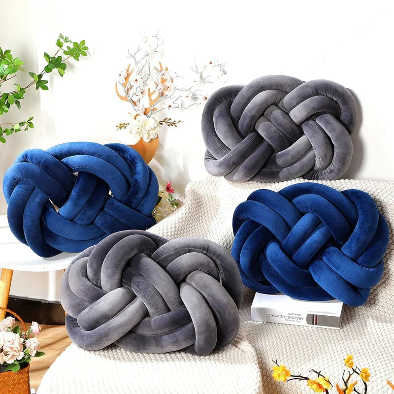 DecorBites™ Knotted Ring Throw Pillow Set