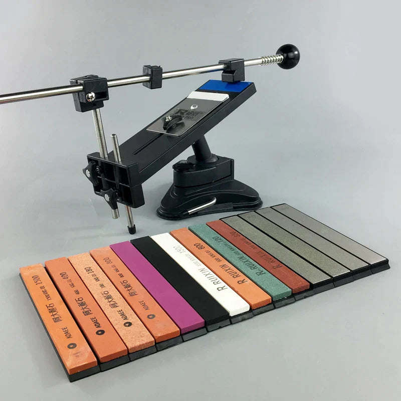 DecorBites™ Knife Sharpener System Stone Bars Grinders - Professional Chef Tool Edge Sharpening
