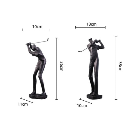 DecorBites™ Golf Sculpture Resin Figurine Decorative Ornaments for Home Decoration