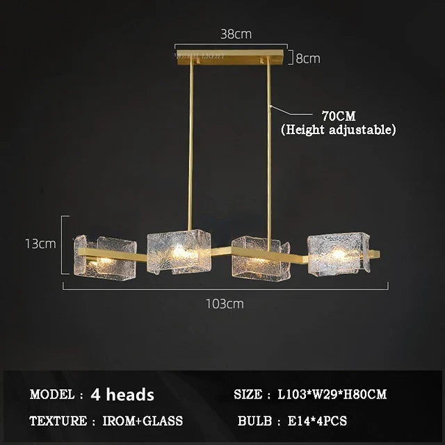 Decorbites™ Kristall-Deckenleuchter: Moderne Luxus-Pendantleuchte für Wohnzimmer und Restaurant