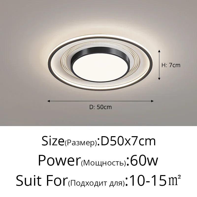 Decorbites™ LED-Deckenleuchte mit Fernbedienung für Dimmen für modernes nordisches Heimdekoration