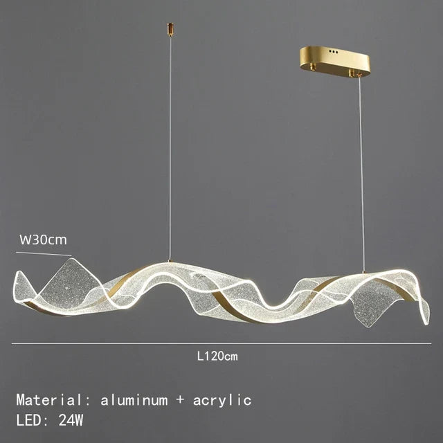 Decorbites™ LED-Akrylfarbenes Kronleuchter für Esszimmer Lichtarmaturen Verstellbare Küchen-Hängeleuchte
