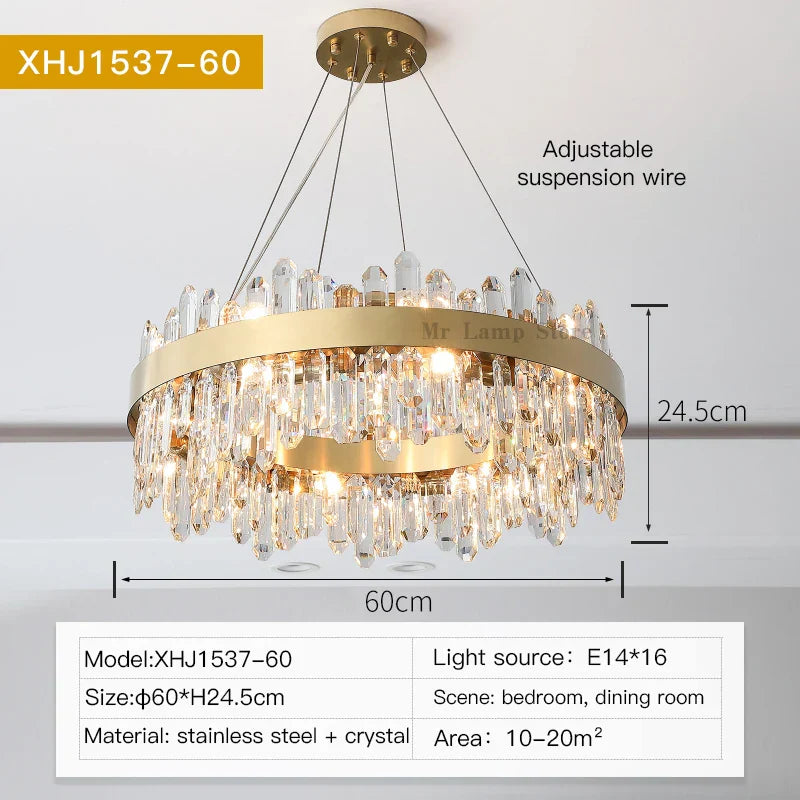 Decorbites™ Kristall-Leuchter: Postmoderne High-End-Luxus für Wohnzimmer, Schlafzimmer und Restaurant