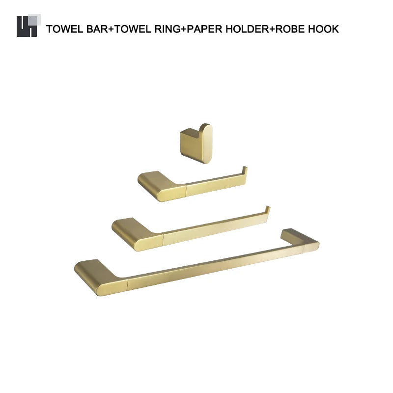 Gold Stainless Bath Set