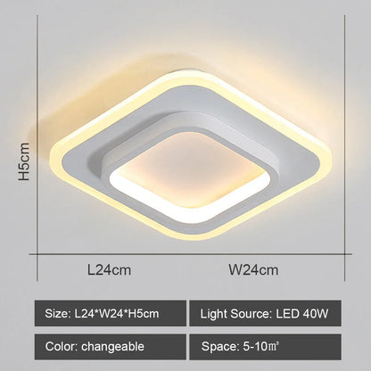 Decorbites™ LED-Deckenleuchte für modernes Wohnzimmer- und Schlafzimmerbeleuchtung