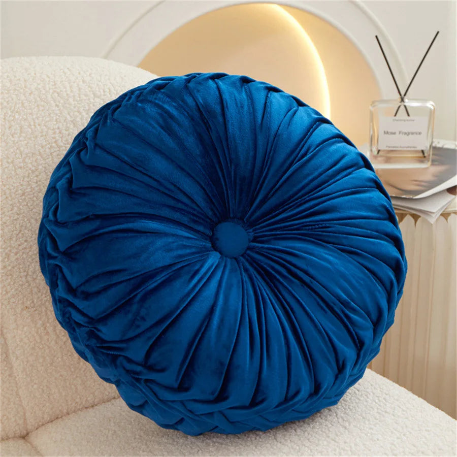 Decorbites™ Niederländisches Samt-Rund-Sitzkissen: Modernes & bequemes Rückenlehnensupport für das Wohnzimmer.