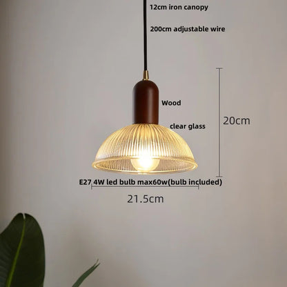 DecorBites™ Glass LED Pendant Light Chandelier for Modern Home Decor