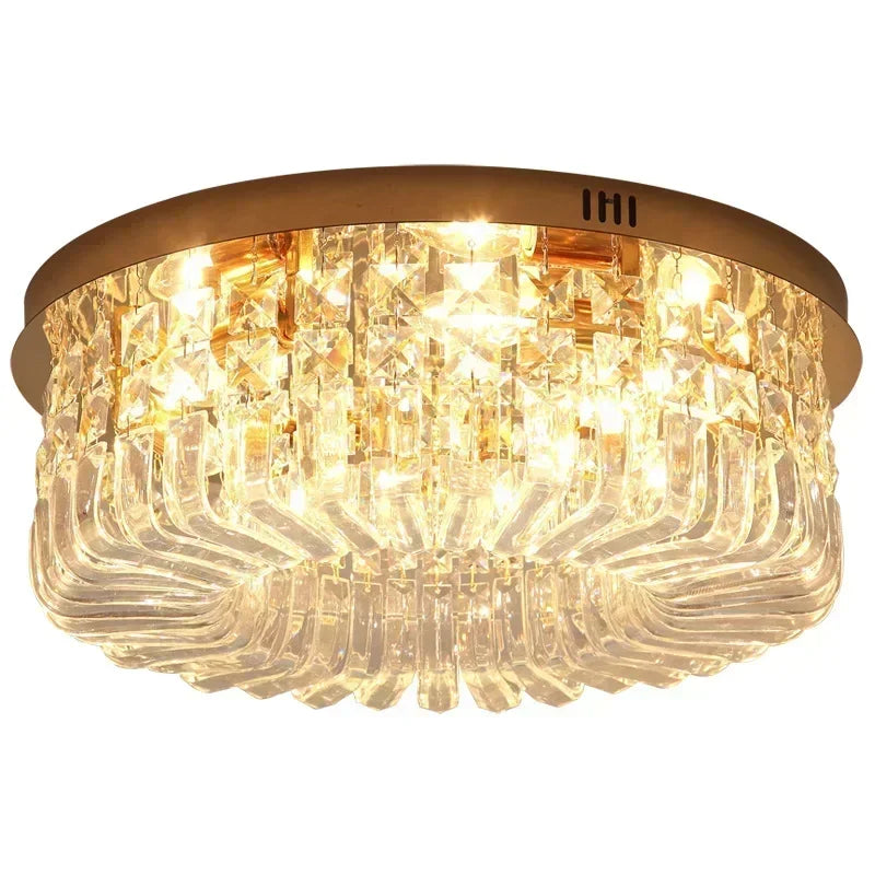 Decorbites™ Gold Kristall-Deckenleuchter - Moderne LED-Pendantbeleuchtung für Wohn- und Esszimmer