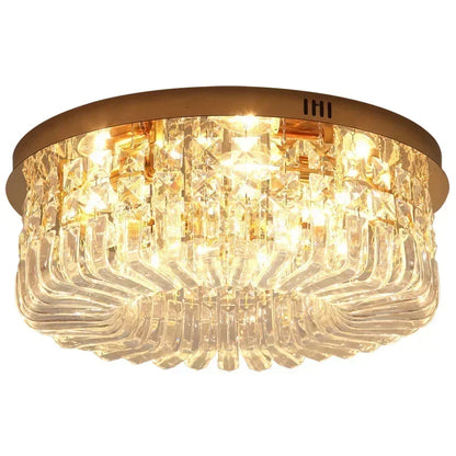 Decorbites™ Gold Kristall-Deckenleuchter - Moderne LED-Pendantbeleuchtung für Wohn- und Esszimmer