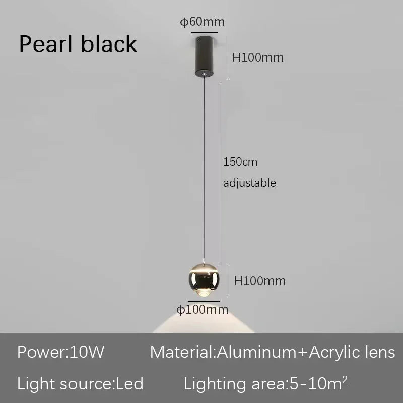 Decorbites™ LED Nachttisch-Hebe-Lüster – Modern minimalistisches nordisches Pendellicht für die Heimdekoration