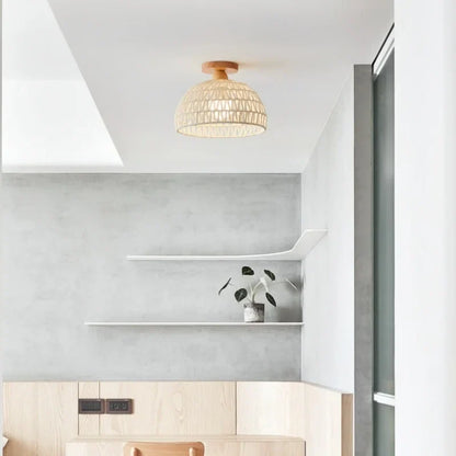 Decorbites™ LED Flechtwerk-Holz-Deckenleuchten Moderner Stil Flur Nordische Leuchte