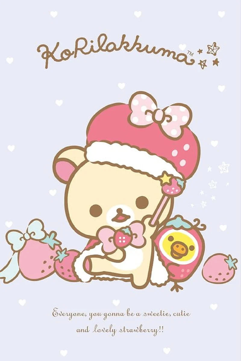 Anime Cute Cartoon R-Rilakkuma Poster Wall Art Canvas Printing Manga Bear Chick Cat Reading Nursery Kids Kawaii Room Decor