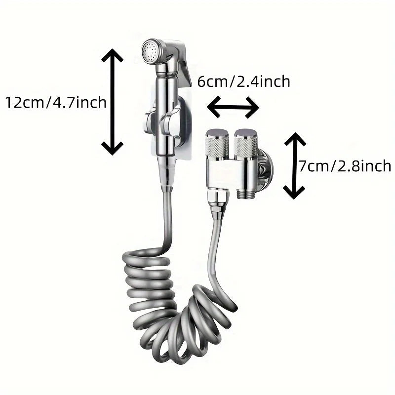 DecorBites™ Hygienic Bidet Parts Set for Clean, Fresh Toilet Experience