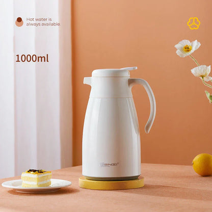 Decorbites™ Glas-Isolierkanne: Große Kapazität Thermosflasche für langanhaltende heiße/kalte Getränke