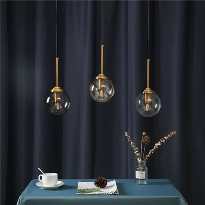 Decorbites™ Glas-Kugeln-Wandlampen LED Vintage Spiegel Nachttisch Schlafzimmerleuchte Modern Nordischer Stil