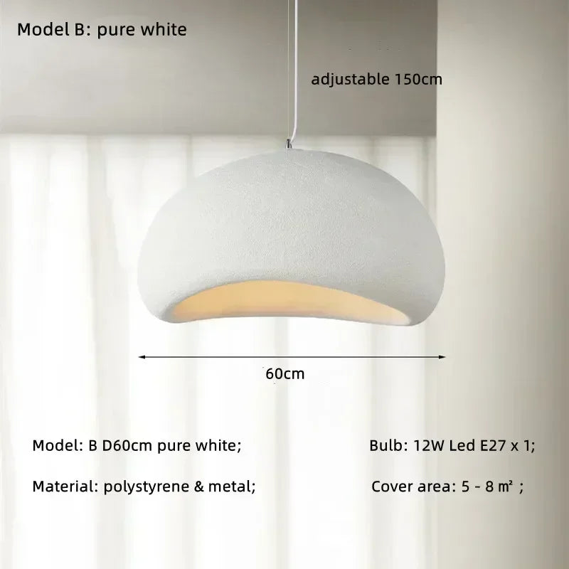 Decorbites™ Japanischer Stil Wabi-Sabi LED-Hängeleuchter für die Dekoration von Wohnzimmer, Esszimmer oder Bar