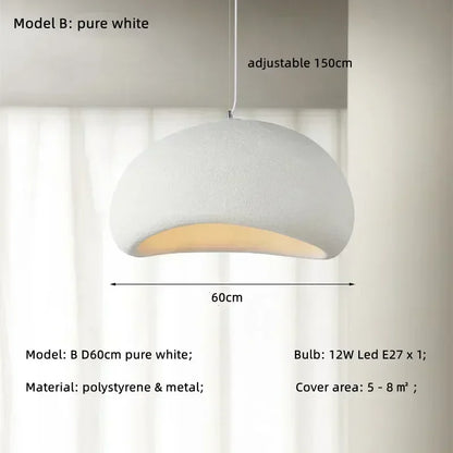 Decorbites™ Japanischer Stil Wabi-Sabi LED-Hängeleuchter für die Dekoration von Wohnzimmer, Esszimmer oder Bar