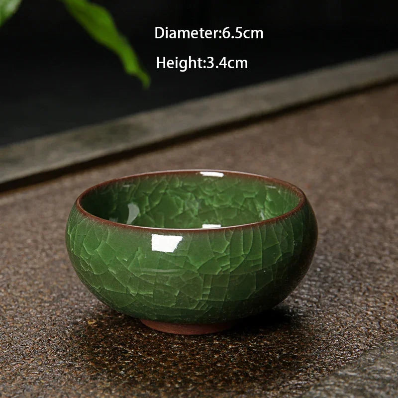 Decorbites™ Eis-Knackende Keramik-Tee-Tasse Espresso-Kaffee Kung-Fu-Teetasse Süße Tasse