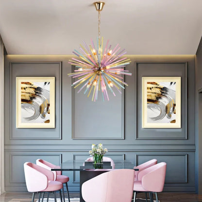 Decorbites™ Dandelion-Hängeleuchte: Lebendige Kinder-Kronleuchter-Beleuchtung für moderne, farbenfrohe Räume
