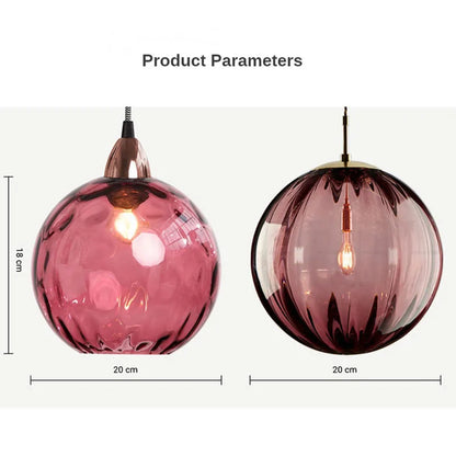 Decorbites™ Glas-Kugelluster-Hängeleuchten - Modernes nordisches Design für Küche, Schlafzimmer oder Restaurant