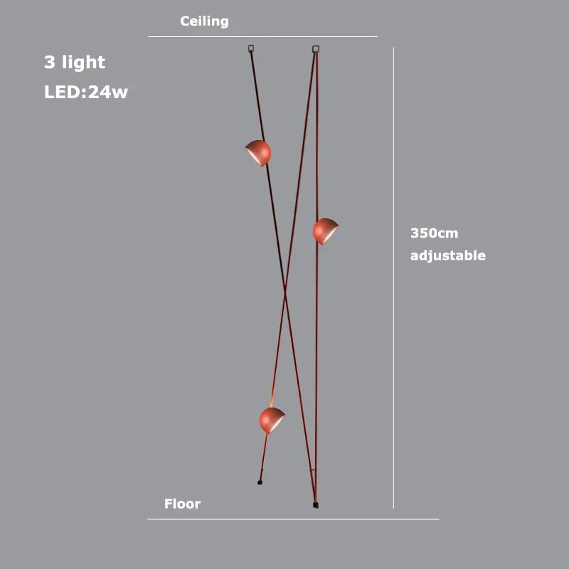 DecorBites™ LED Belt Chandelier Pendant Light for Dimmable Indoor Lighting in Living Room
