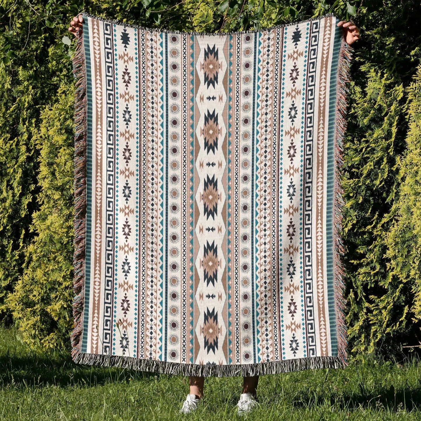 Decorbites™ Gemütliche Nordische Campingdecke und Sofabezug – Boho Outdoor-Linedecke für Heim- und Hoteldekoration