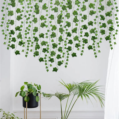 Decorbites™ Efeugrünes künstliches Laub-Girlande-Ranken-Wanddekoration künstliche Pflanzen
