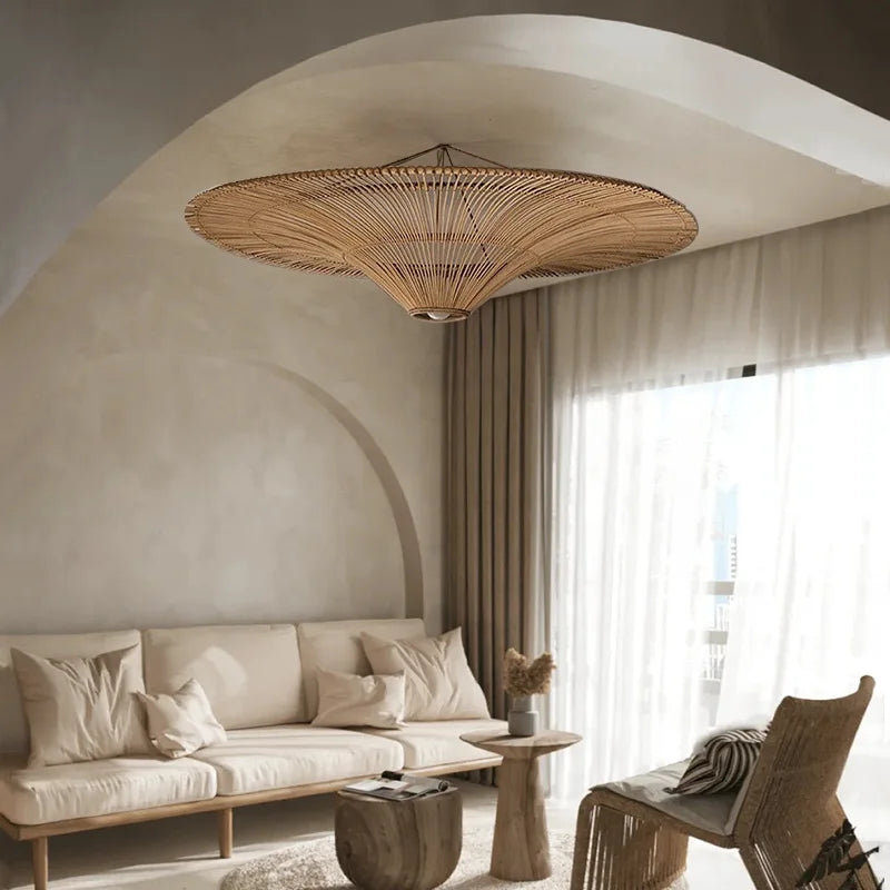 Decorbites™ Handgefertigte Rattan-Wickler-Lüster für die Dekoration von Zuhause und Geschäft