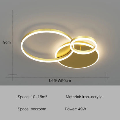 Decorbites™ LED-Deckenleuchter-Ringe Pendelleuchte - Minimalistische Heimbeleuchtung