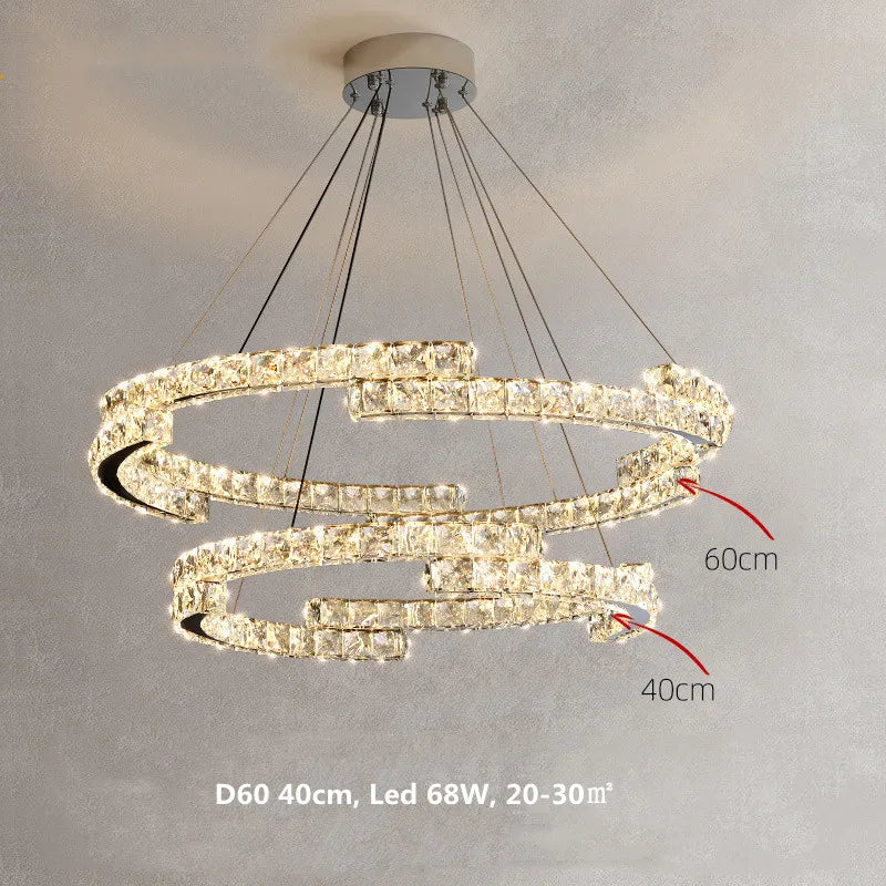 Decorbites™ Kristall-LED-Hängeleuchten Chromstahl Moderne Luxusarmaturen
