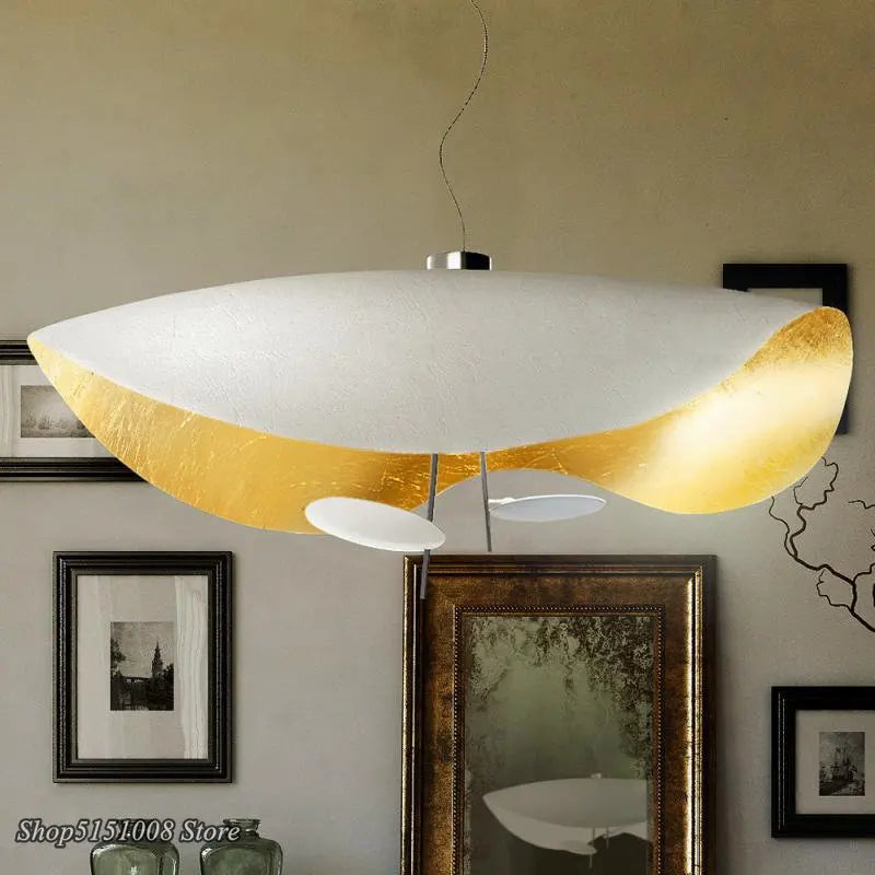 Decorbites™ Gold-Textur LED-Hängeleuchten: Moderne Hängelampen für Wohnzimmer und Schlafzimmer