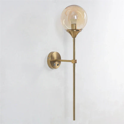 DecorBites™ Glass Lampshade Wall Sconces for Bedside and Living Room Decor