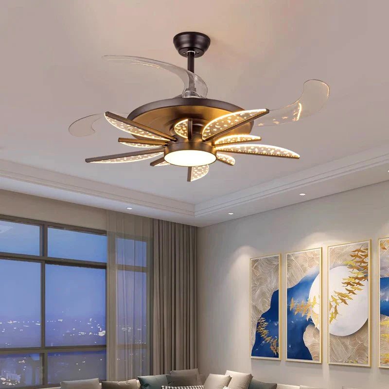 DecorBites™ Kids Bedroom Ceiling Fan with Remote Control and LED Light