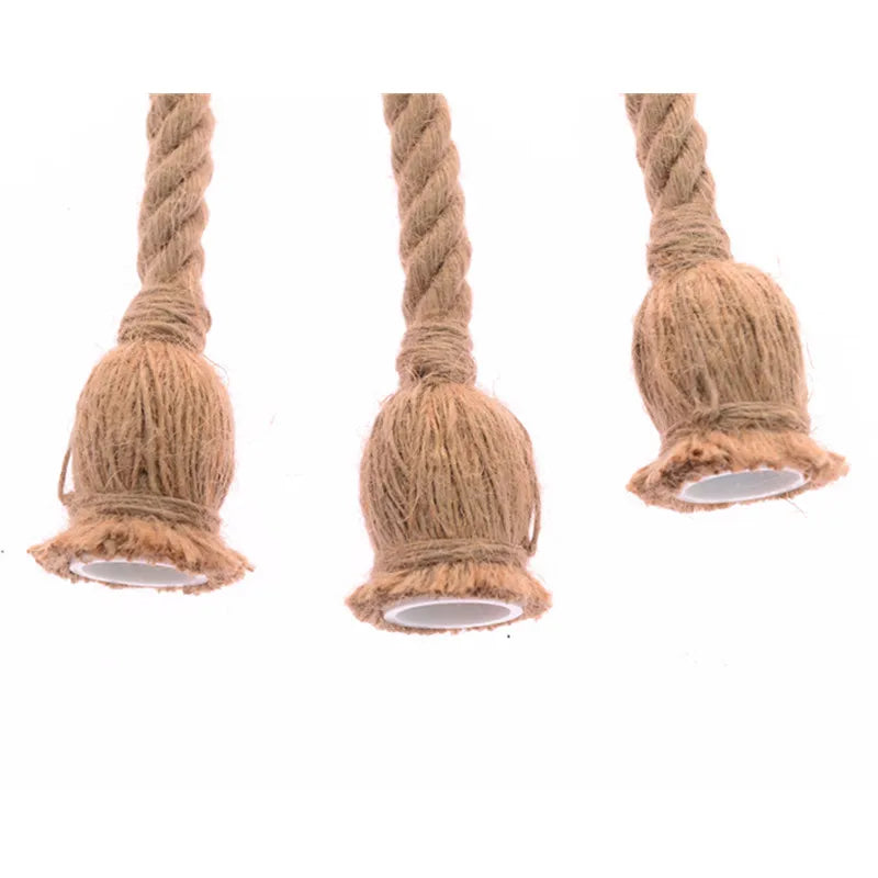 Decorbites™ Hanfseil-Pendant-Lampen: Vintage-Industrial-Hängeleuchte für die Heimdekoration