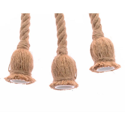 Decorbites™ Hanfseil-Pendant-Lampen: Vintage-Industrial-Hängeleuchte für die Heimdekoration