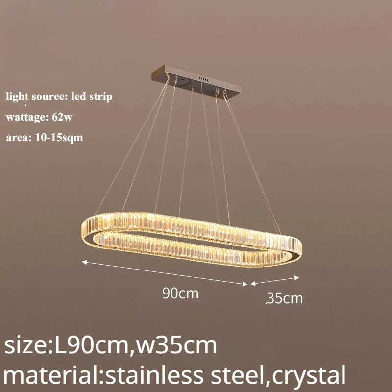 Decorbites™ Crystal-LED-Kronleuchter: Moderne Luxusbeleuchtung für Wohn- und Esszimmer