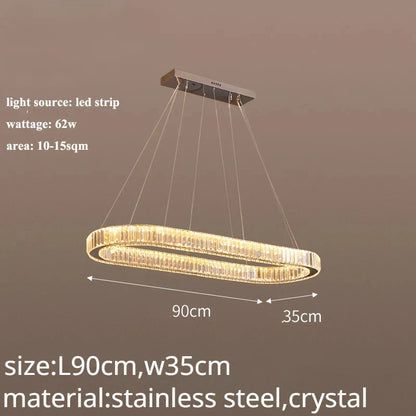 Decorbites™ Crystal-LED-Kronleuchter: Moderne Luxusbeleuchtung für Wohn- und Esszimmer