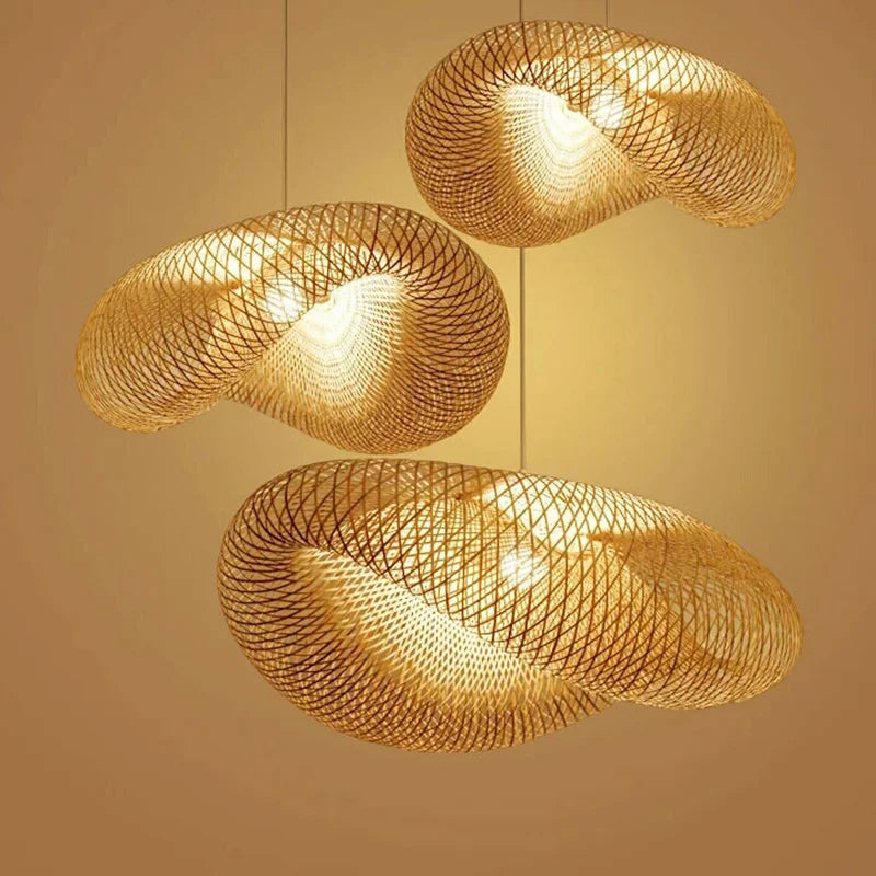 Decorbites™ Bambus-Leuchter: Handgefertigte LED-Hängeleuchte für Wohn- und Esszimmer.withOpacity