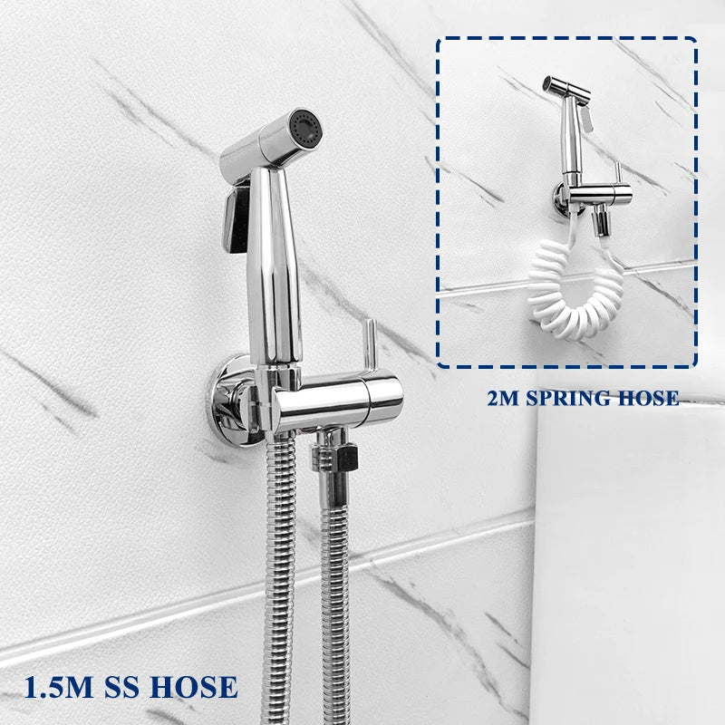 Decorbites™ Gold Bidet Armatur Handbrause Einzelner Kaltwassertapfer Hygienische Toilettendusche