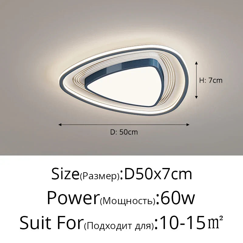 Decorbites™ LED-Deckenleuchte mit Fernbedienung für Dimmen für modernes nordisches Heimdekoration