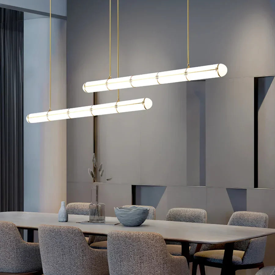 Brushed Gold Pendant Light