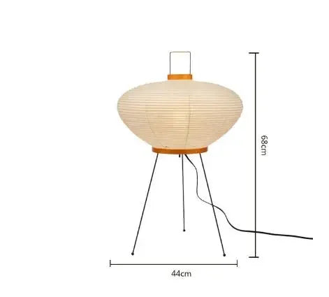 Decorbites™ Japanisches Reispapier-Bodenleuchte von Noguchi Yong für Schlafzimmer- und Salonbeleuchtung