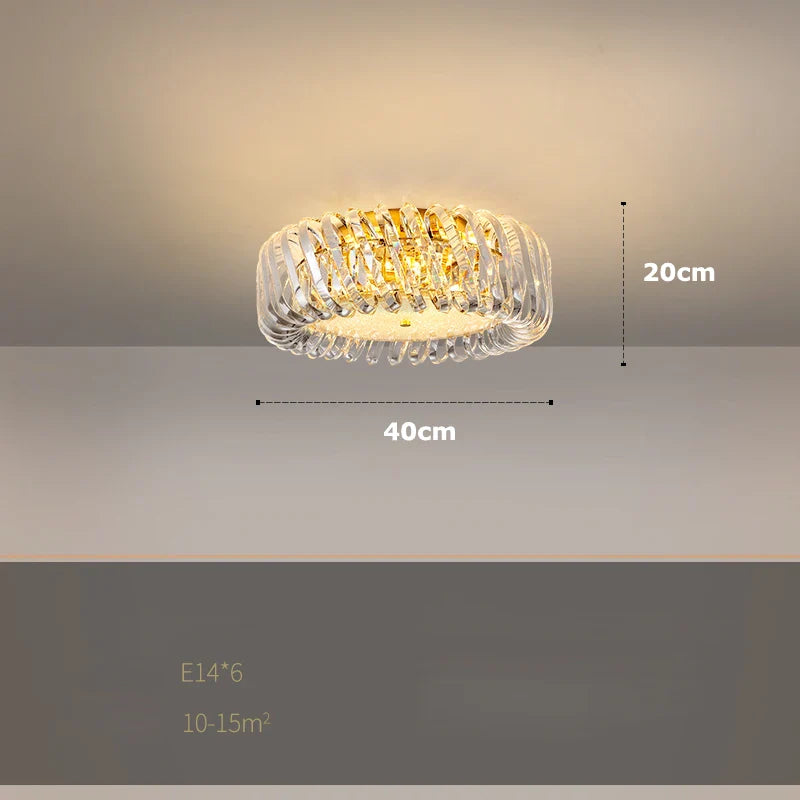 Gold LED Trend Chandelier