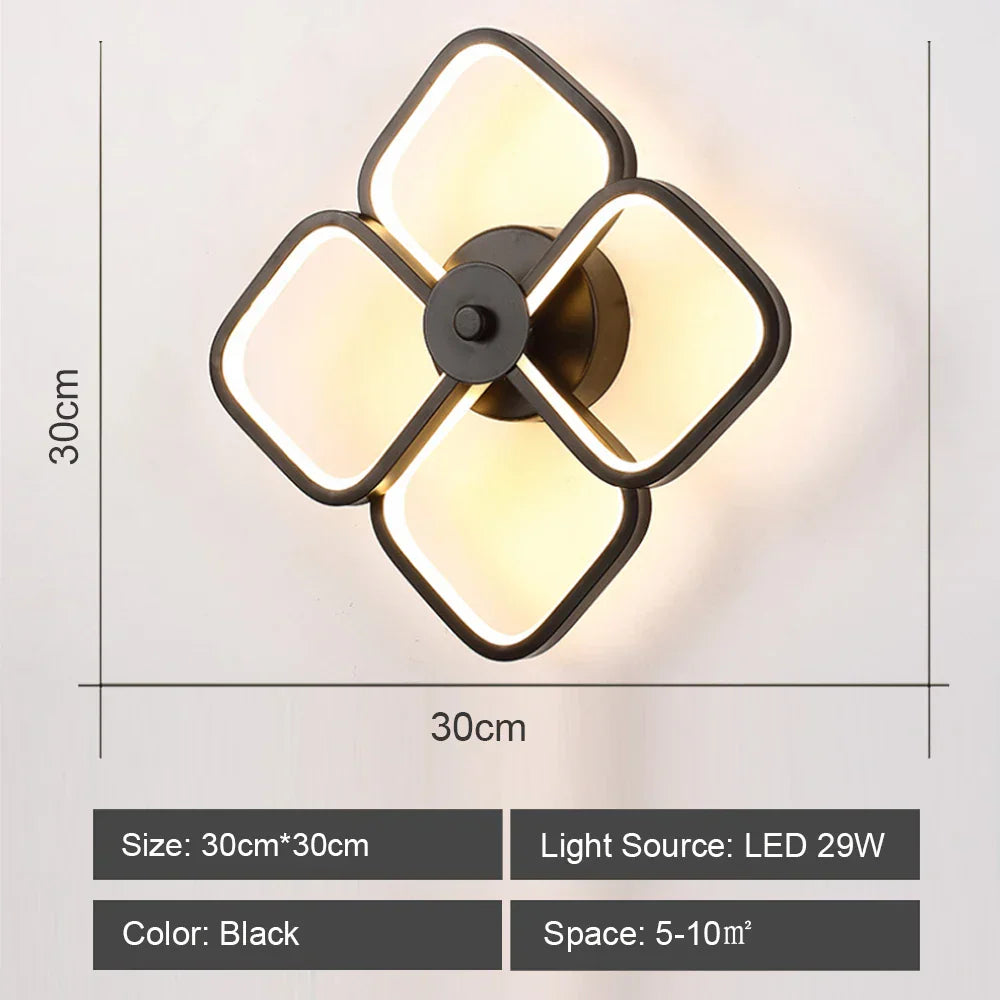 Decorbites™ LED-Acrylic-Wandlampenschirm für Schlafzimmer Wohnzimmer Heimdekoration