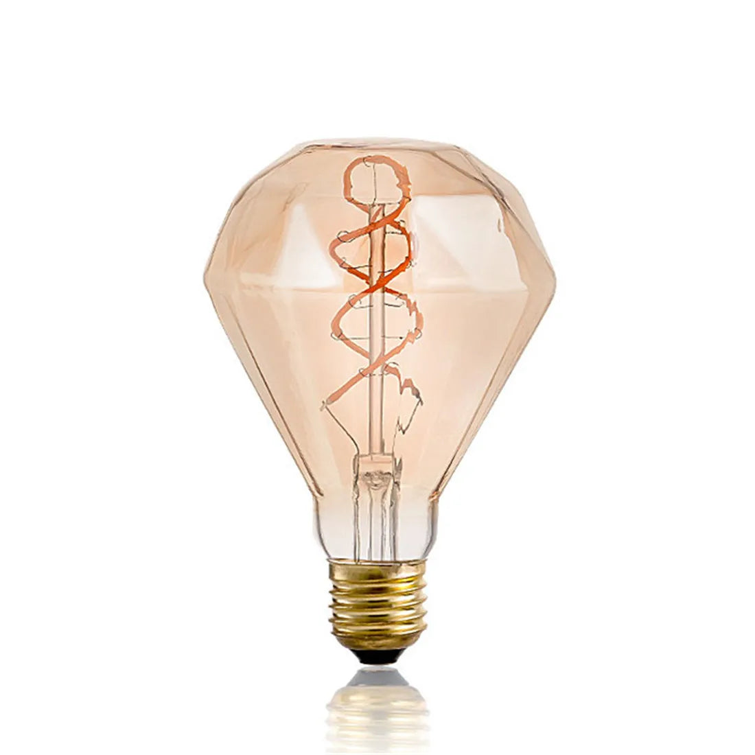 Decorbites™ G95 Diamant-LED-Spiralfilament-Glühbirne 4W Vintage-Edison-Lichtlampe