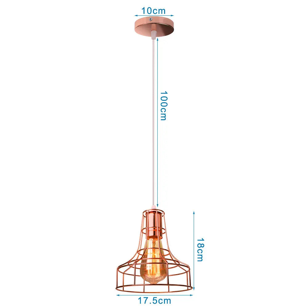 Decorbites™ Industrielles Retro-Loft-LED-Pendantleuchte für Wohnzimmer, Küche und Heim