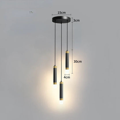 DecorBites™ Double Head LED Pendant Lights for Modern Indoor Bedroom, Bedside, Entrance, Bathroom
