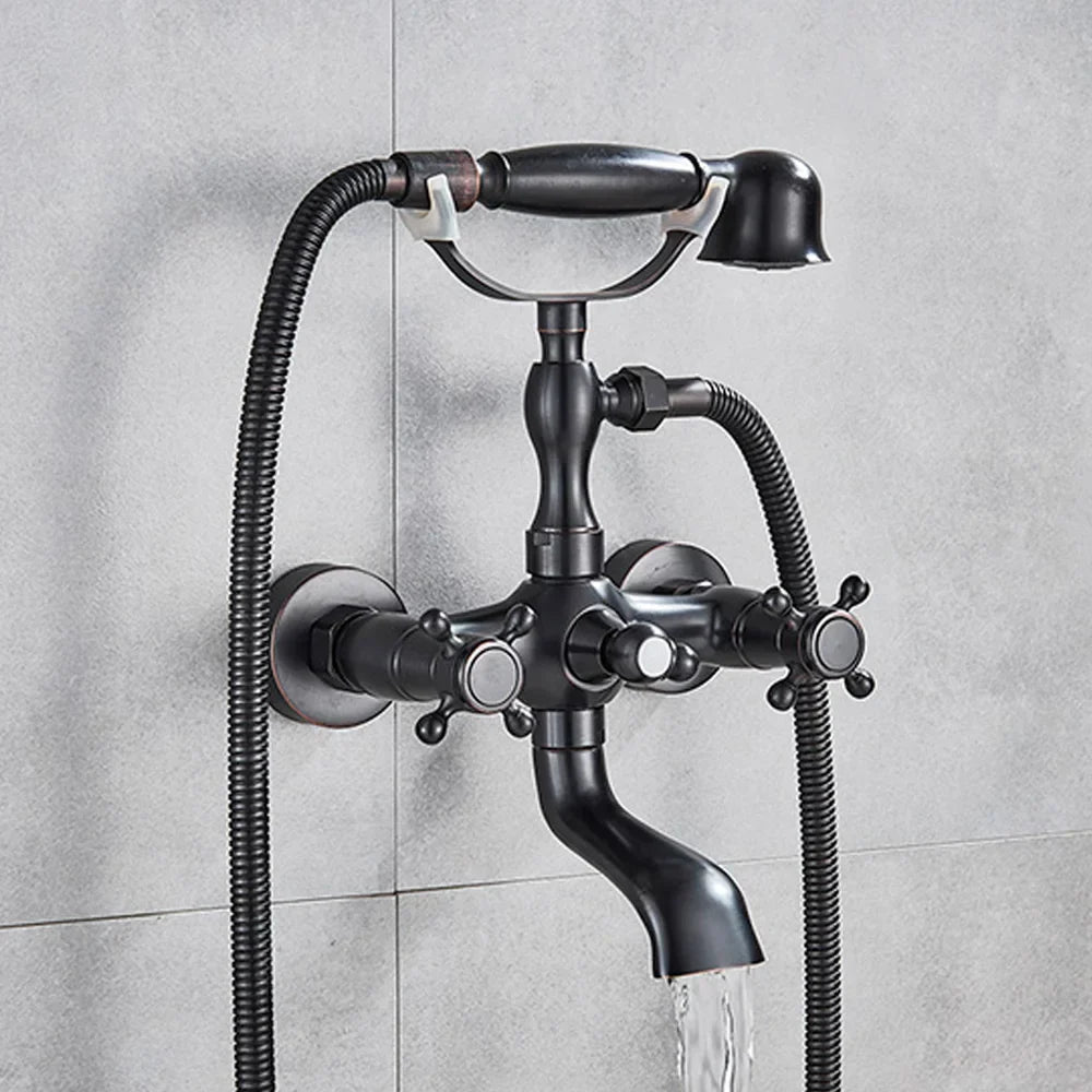 Decorbites™ Zweihandgriff Luxus-Badewannenarmatur mit Handbrause-Mischer